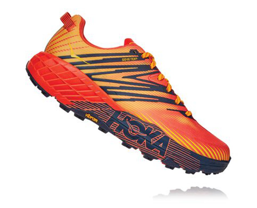 Zapatillas Trail Hoka One One Hombre - Speedgoat 4 Gore-Tex - Rojas - QDA840176